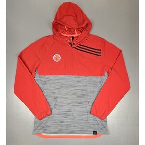 Adidas Mcdonalds All American Hoodie Mens XLT Red Gray Qt Zip Basketball Hoodie.